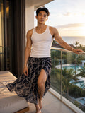 islander โสร่งผู้ชายแบบขอบยางยืดสำเร็จรูป สำหรับใส่เดินชายหาด