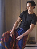islander โสร่งผู้ชายแบบขอบยางยืดสำเร็จรูป สำหรับใส่เดินชายหาด
