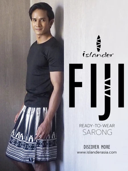 islander ไอแลนเดอร์ โสร่งผู้ชายพร้อมใส่ ลายฟิจิ