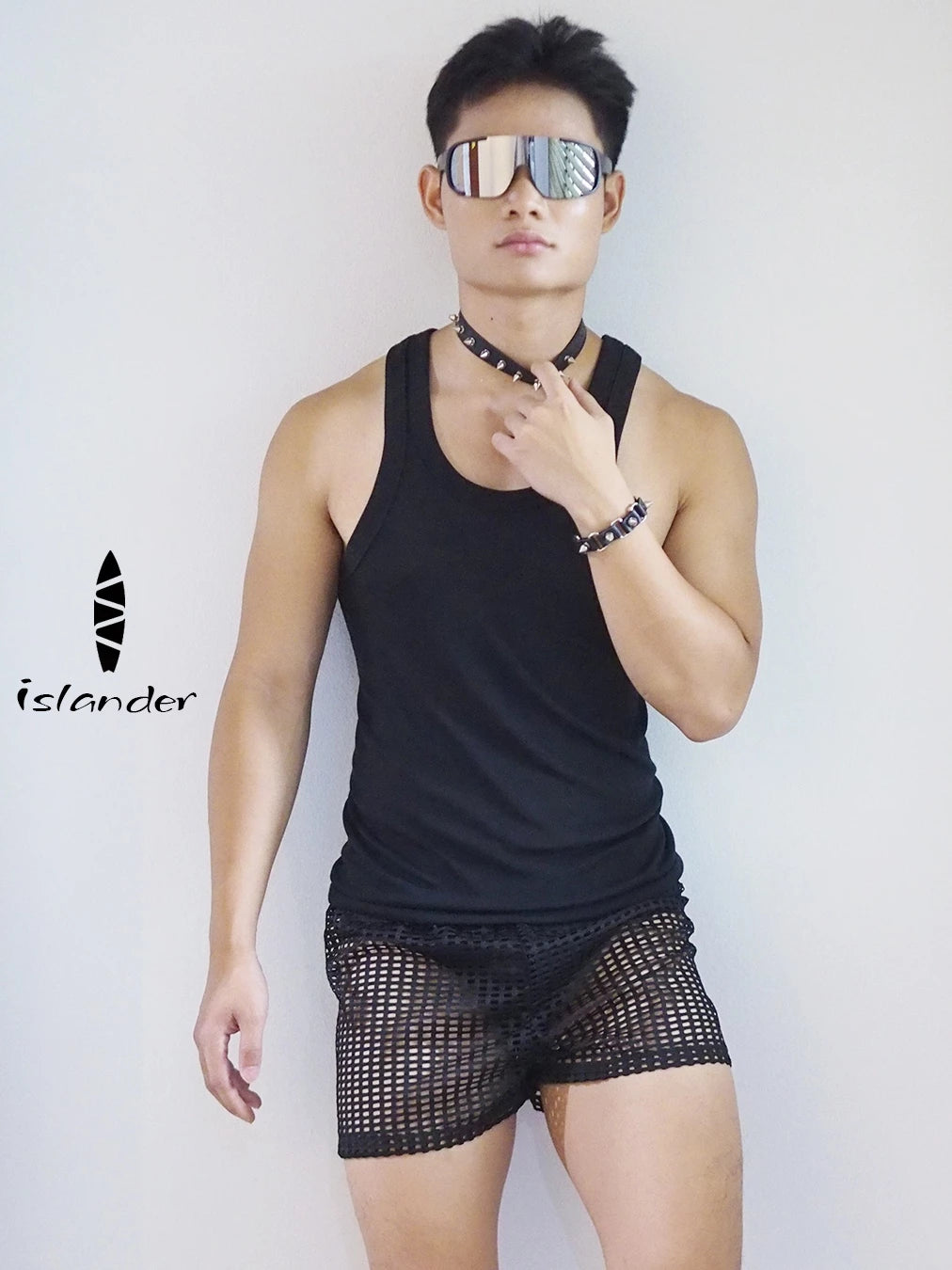SILVER SAND PARTY  ไอแลนเดอร์กางเกงขาสั้นผู้ชายสายตี้